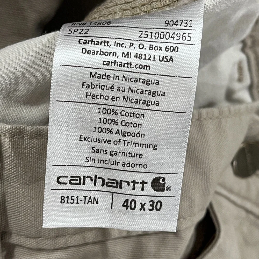 Carhartt pants 37x29*